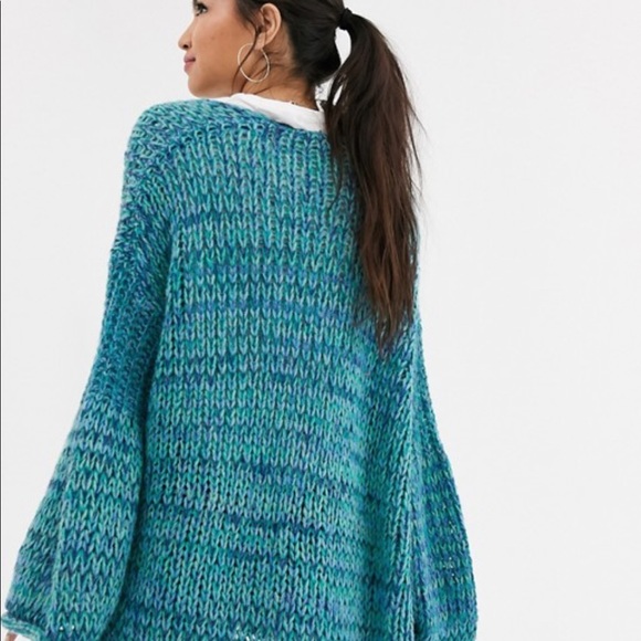 Home Town Wood Knit Loose Fit Cardigan - Picture 6 of 8